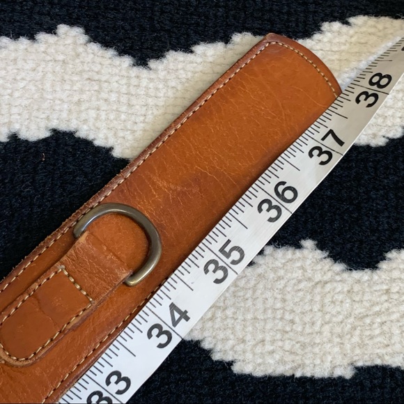 Vintage Lands End Safari Wide Leather Corset Utility - Picture 7 of 8